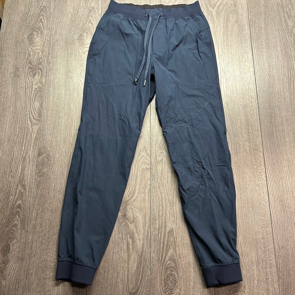 Lululemon Mens Surge Jogger Medium Navy Blue Tapered Running Pants Gym Running